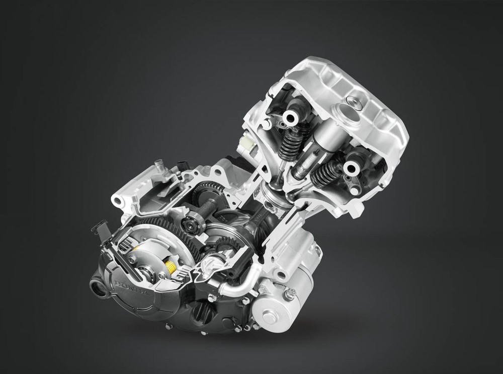 Khối động cơ mang nhiều thay đổi trên Honda CBR150R 2021
